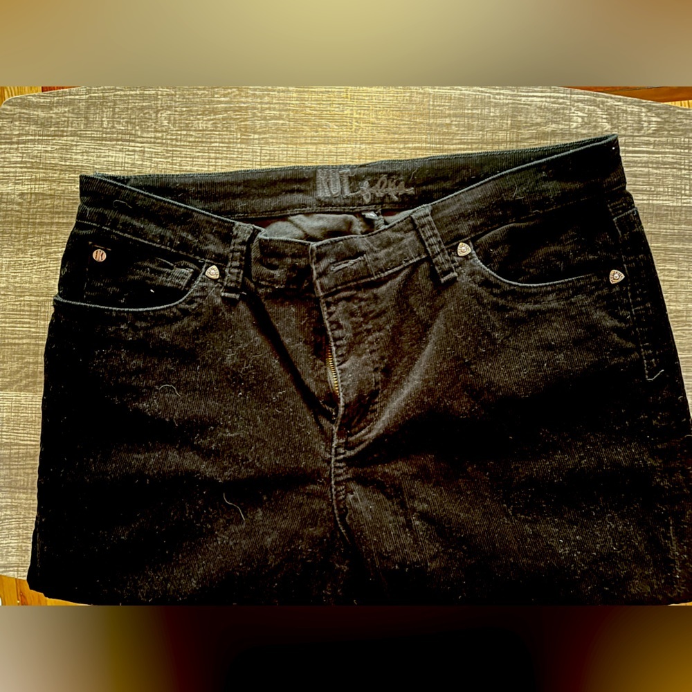 Kut black curduroy trousers size 14